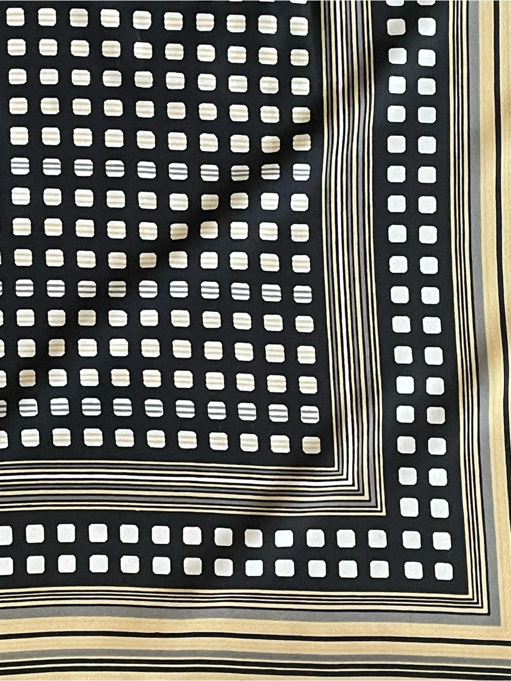 Vintage 70s Scarf Large 29 In Sq for Macys Excellent Condition